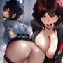 女怪盗＆婦警まとめて悪役貴族の雌奴●化！！