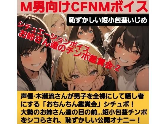 声優木瀬流のシチュエーションボイスお姉さん達のチンポ鑑賞会恥ずかしい短小包茎いじめM男向けCFNMボイスせいゆうきせながれ