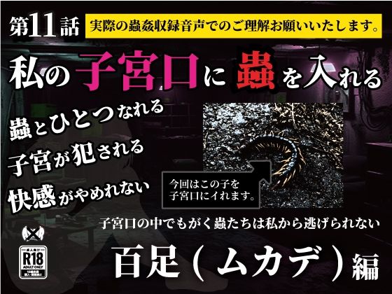 私の子宮口の中に蟲を入れる第11話百足（ムカデ）編