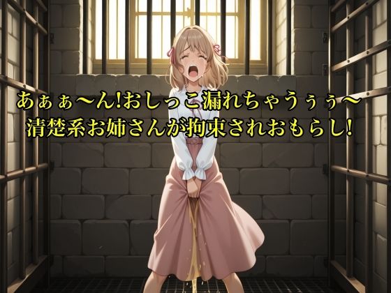 あぁぁ〜ん！おしっこ漏れちゃうぅぅ〜清楚系お姉さんが拘束され我慢の限界で2度もお漏らしするボイス