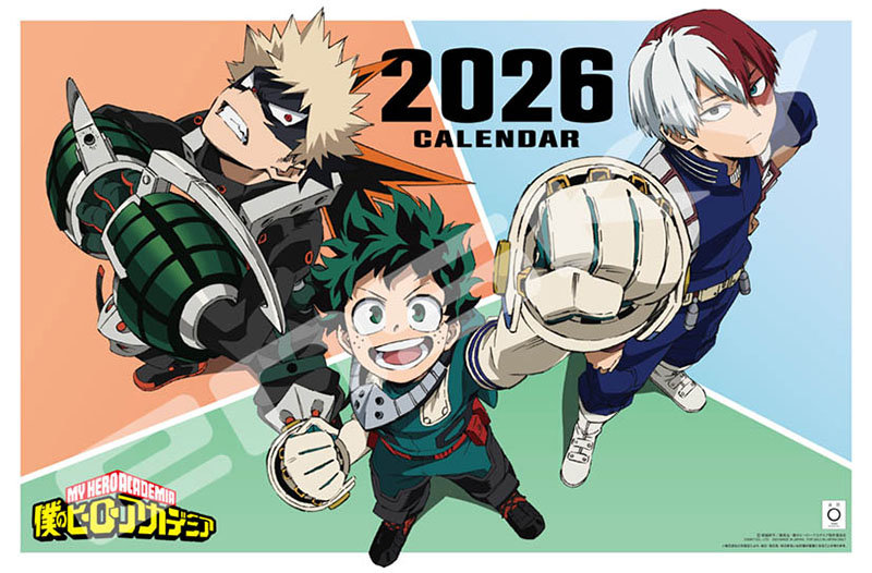 TVアニメ『僕のヒーローアカデミア』 2026年カレンダー