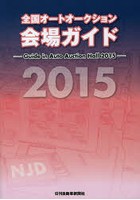 【クリックで詳細表示】全国オートオークション会場ガイド 2015