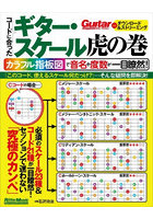 コードに合ったギター・スケール虎の巻 カラフル指板図で音名や度数が一目瞭然！