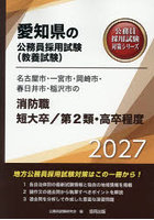 ’27 名古屋市・一宮 消防職短大/2類