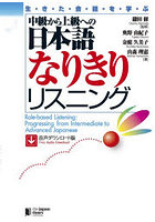 生きた会話を学ぶ中級から上級への日本語なりきりリスニング