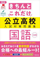 きちんとこれだけ公立高校入試対策問題集国語