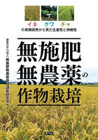 無施肥無農薬の作物栽培 イネ・クワ・チャの長期研究から見た生産性と持続性