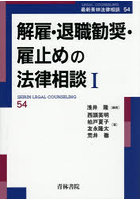 解雇・退職勧奨・雇止めの法律相談 1