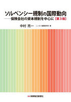 ソルベンシー規制の国際動向 保険会社の資本規制を中心に