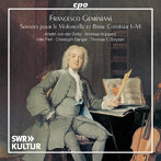 ジェミニアーニ:チェロと通奏低音のためのソナタ集 第1番-第6番
