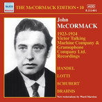 マッコーマック/マッコーマック 録音集 第10集 ビクター・トーキング・マシン・カンパニー・レコーディングス（1923-1924）＆グラモフォン・カンパニー・レコーディングス（1924）