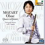 広田智之/モーツァルト:オーボエ四重奏曲＆五重奏曲 他