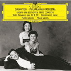 チョン・トリオ/ベートーヴェン:三重協奏曲、ロマンス第1番・第2番、他