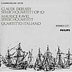 イタリア弦楽四重奏団/ドビュッシー:弦楽四重奏曲 ト短調/ラヴェル:弦楽四重奏曲 へ長調
