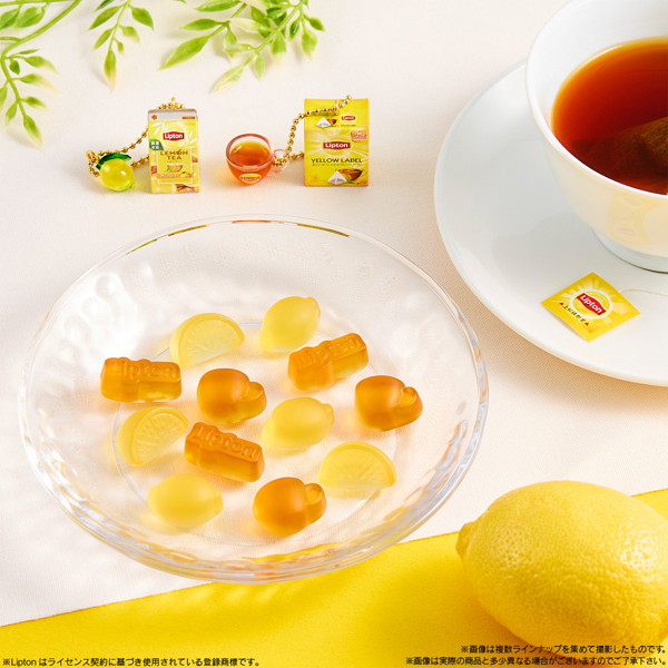 Lipton ミニチュアチャーム＆グミ （全8種） 1BOX:12個入