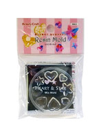 レジンモールド RM-6 HEART＆STAR