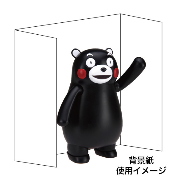 くまモン-1EX-1 くまモンのプラモ くまモン15周年記念 特別背景紙付き くまモンのシリーズ No.1 EX-1