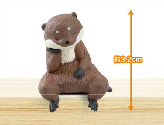 ふちやすみコツメカワウソ （全5種） 1BOX:10個入