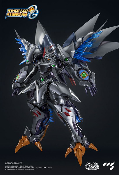 鉄魄（MORTAL MIND）シリーズ スーパーロボット大戦OG サイバスター（精霊憑依Ver.） 合金可動フィギュア
