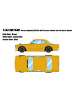 Nissan Skyline 2000GT-R （KPGC10） with Spoiler （NISSAN Works wheel） ブラウン