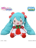 初音ミク×オシャレ魔女 ラブ and ベリー ふわぷち ぬいぐるみ ラブリーストロベリー（LL）