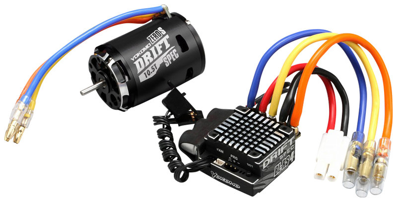 BL-RS4D/S105D（ブラック） ヨコモブラシレスコンボRS4 ドリフトスペック