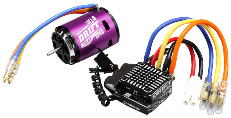 BL-RS4D/S105D（パープル） ヨコモブラシレスコンボRS4 ドリフトスペック