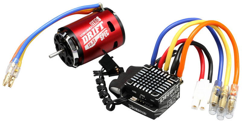 BL-RS4D/S105D（レッド） ヨコモブラシレスコンボRS4 ドリフトスペック