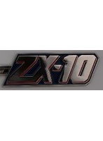Kawasaki ZX-10 カウルデカール メタルキーホルダー