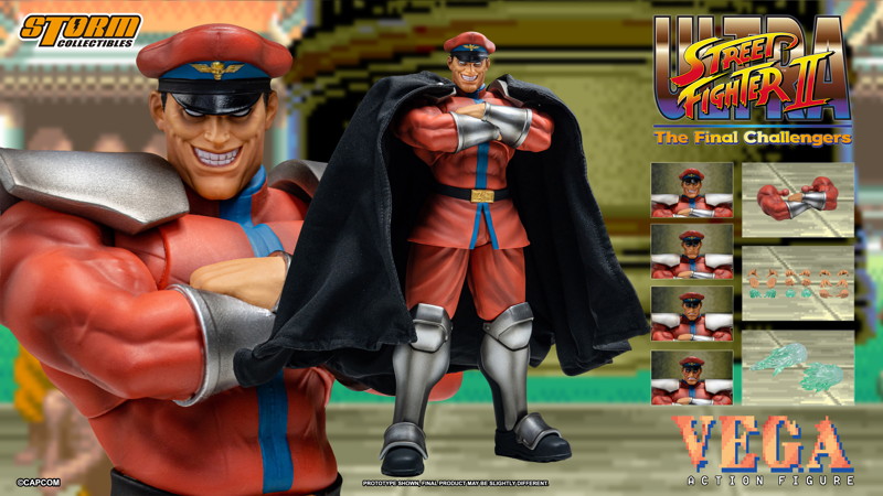 ウルトラストリートファイターII ザ・ファイナルチャレンジャーズ アクションフィギュア ベガ