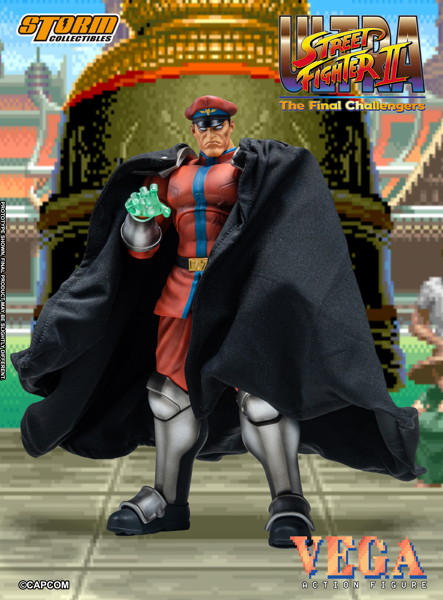 ウルトラストリートファイターII ザ・ファイナルチャレンジャーズ アクションフィギュア ベガ