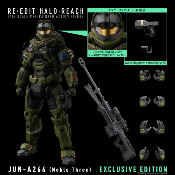【再販】RE:EDIT HALO: REACH JUN-A266 （Noble Three） EXCLUSIVE EDITION