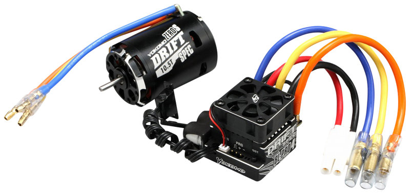BL-PRO4D/S105D（ブラック） ヨコモブラシレスコンボPRO4 ドリフトスペック