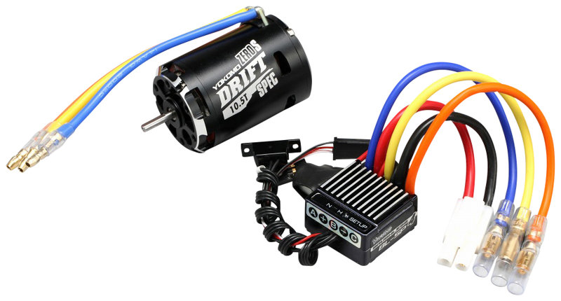 BL-SP4/S105D（ブラック） ヨコモブラシレスコンボSP4