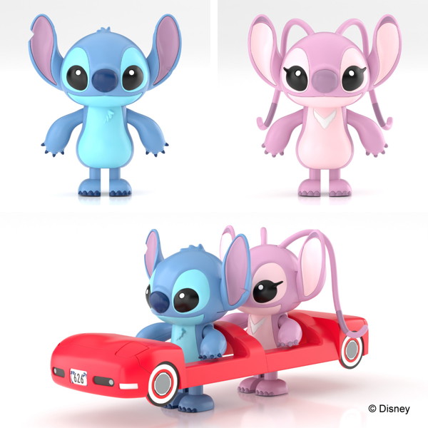 DP-18 ディズニー キャラクター スティッチ＆エンジェル 楽プラ トコトコ