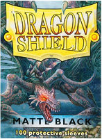 AT-11002 ドラゴンシールド マット スタンダードサイズ ブラック(100枚入り)