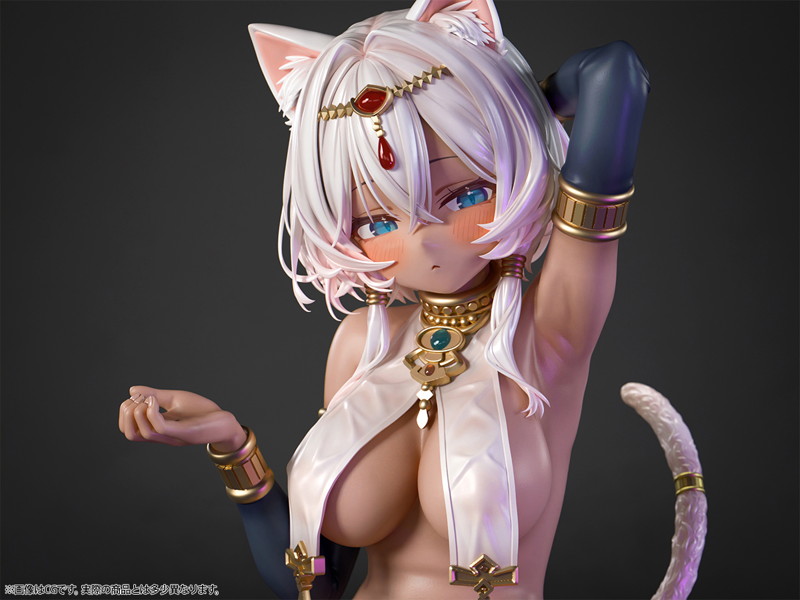 褐色猫娘 マウ 1/4スケール塗装済み完成品フィギュア
