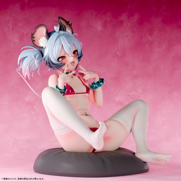 ねずみみギャル 白玉ゆきち 1/5スケール塗装済み完成品フィギュア