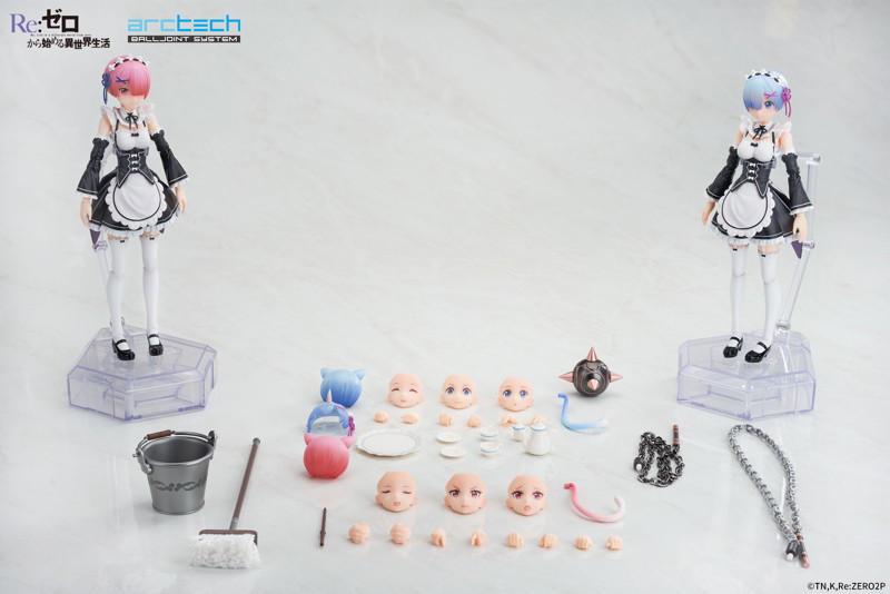 ARCTECH可動シリーズ Re:ゼロから始める異世界生活 ラム＆レム セット