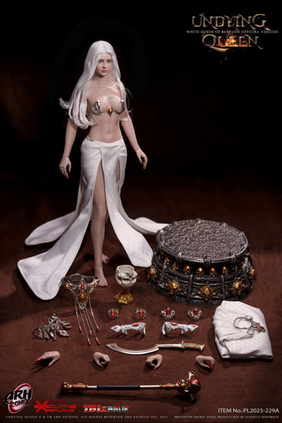 TBリーグ 1/6 アクションフィギュア アンダイング クィーン ホワイト