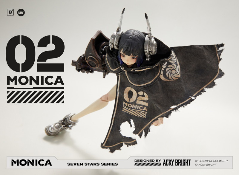 Beautiful Chemistry x Acky Bright 1/6 Seven Stars Series No. 02 Monica Action Figure