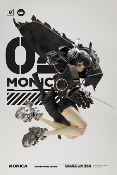 Beautiful Chemistry x Acky Bright 1/6 Seven Stars Series No. 02 Monica Action Figure