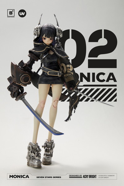 Beautiful Chemistry x Acky Bright 1/6 Seven Stars Series No. 02 Monica Action Figure