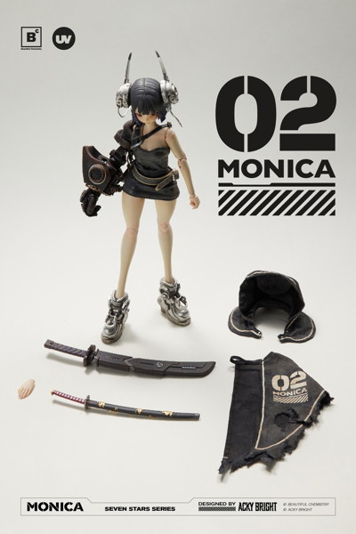 Beautiful Chemistry x Acky Bright 1/6 Seven Stars Series No. 02 Monica Action Figure