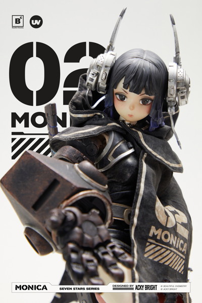 Beautiful Chemistry x Acky Bright 1/6 Seven Stars Series No. 02 Monica Action Figure