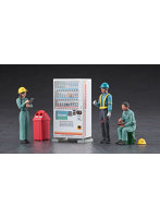 【再販】 WM06 1/35 建設作業員セットB （休憩3体セット ＆ アクセサリー）