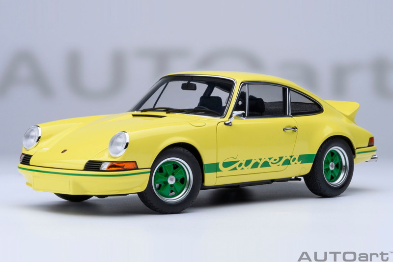 ポルシェ 911 カレラ 2.7 RS (ライトイエロー/グリーン・ストライプ) ポルシェ 911 カレラ 2.7 RS (ライトイエロー/グリーン・ストライプ)