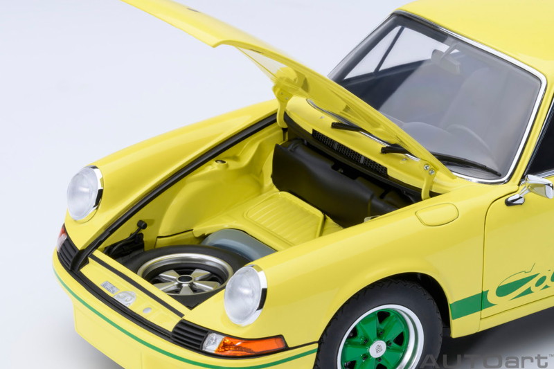 ポルシェ 911 カレラ 2.7 RS (ライトイエロー/グリーン・ストライプ) ポルシェ 911 カレラ 2.7 RS (ライトイエロー/グリーン・ストライプ)