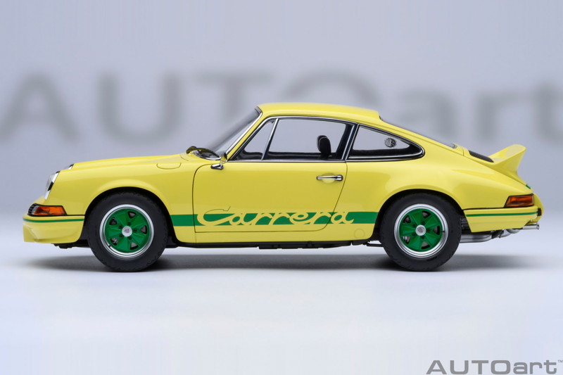 ポルシェ 911 カレラ 2.7 RS (ライトイエロー/グリーン・ストライプ) ポルシェ 911 カレラ 2.7 RS (ライトイエロー/グリーン・ストライプ)