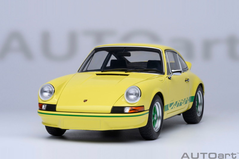 ポルシェ 911 カレラ 2.7 RS (ライトイエロー/グリーン・ストライプ) ポルシェ 911 カレラ 2.7 RS (ライトイエロー/グリーン・ストライプ)